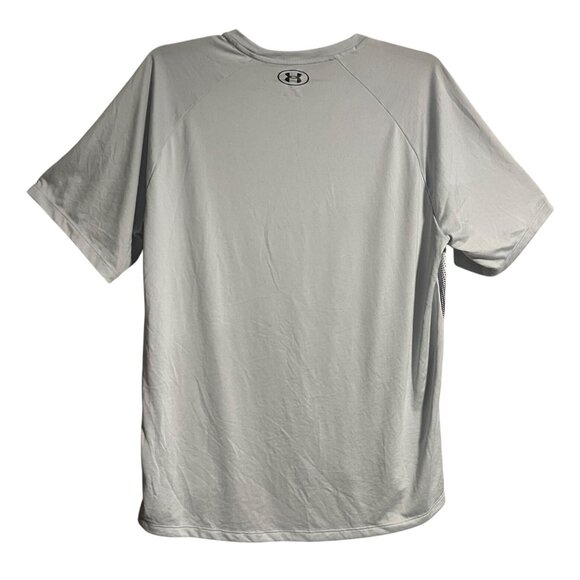 Under Armour Gradient Tee Mens 2XL Loose Fit Gray & Black - Picture 2 of 7